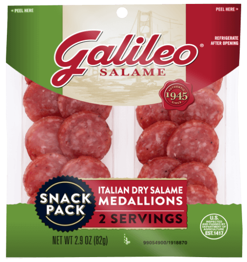 italian dry salame medallions